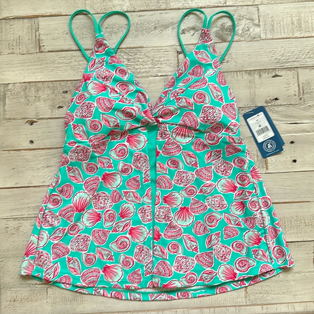 Caribbean Joe tankini top NWT